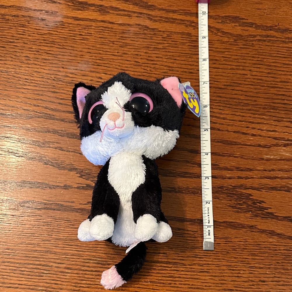 Ty Beanie Boo stuffed animal pepper cat with tags